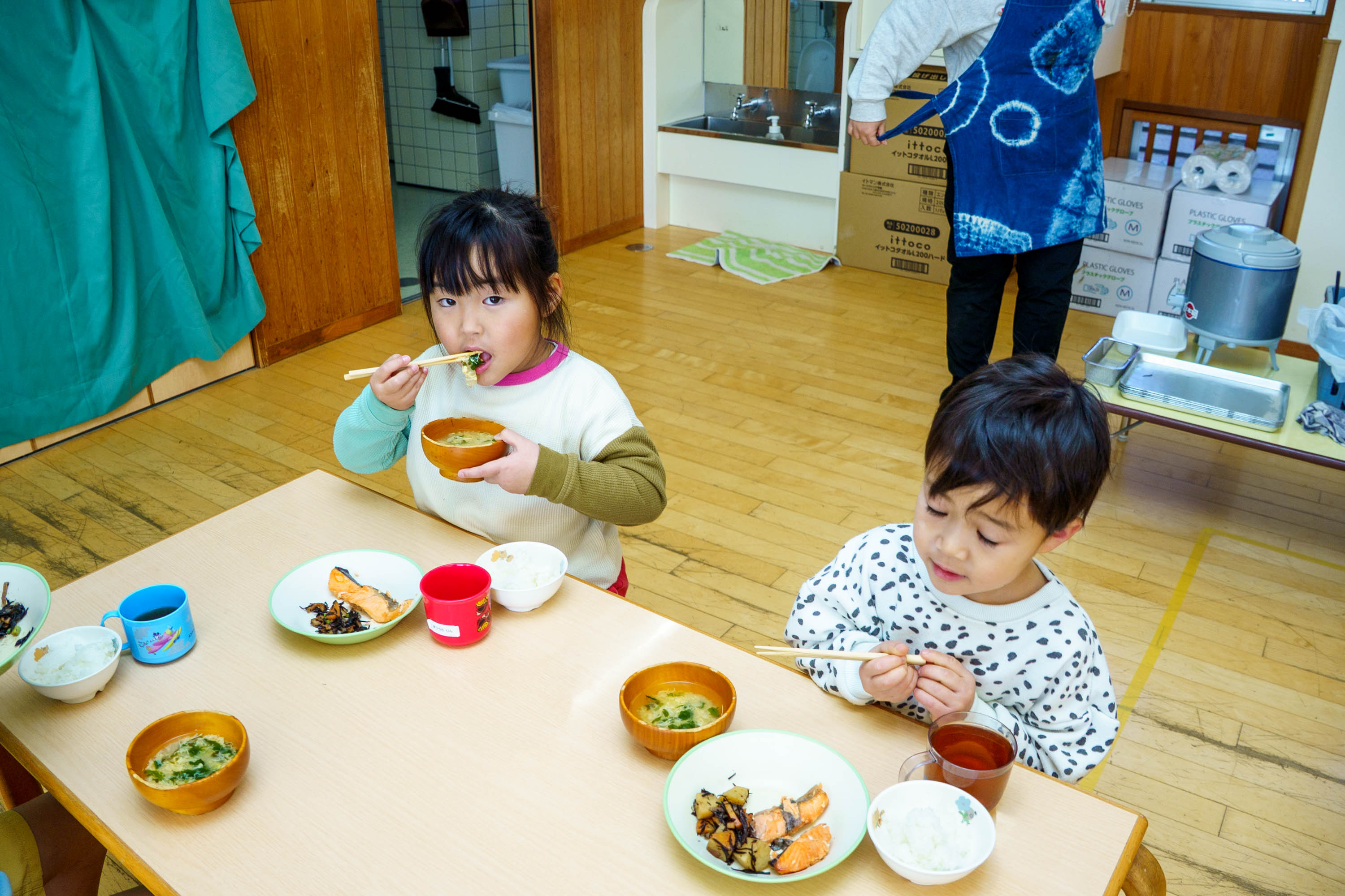 給食の様子